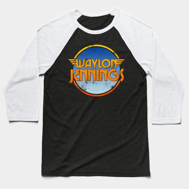 Waylon jennings baseball tee discount